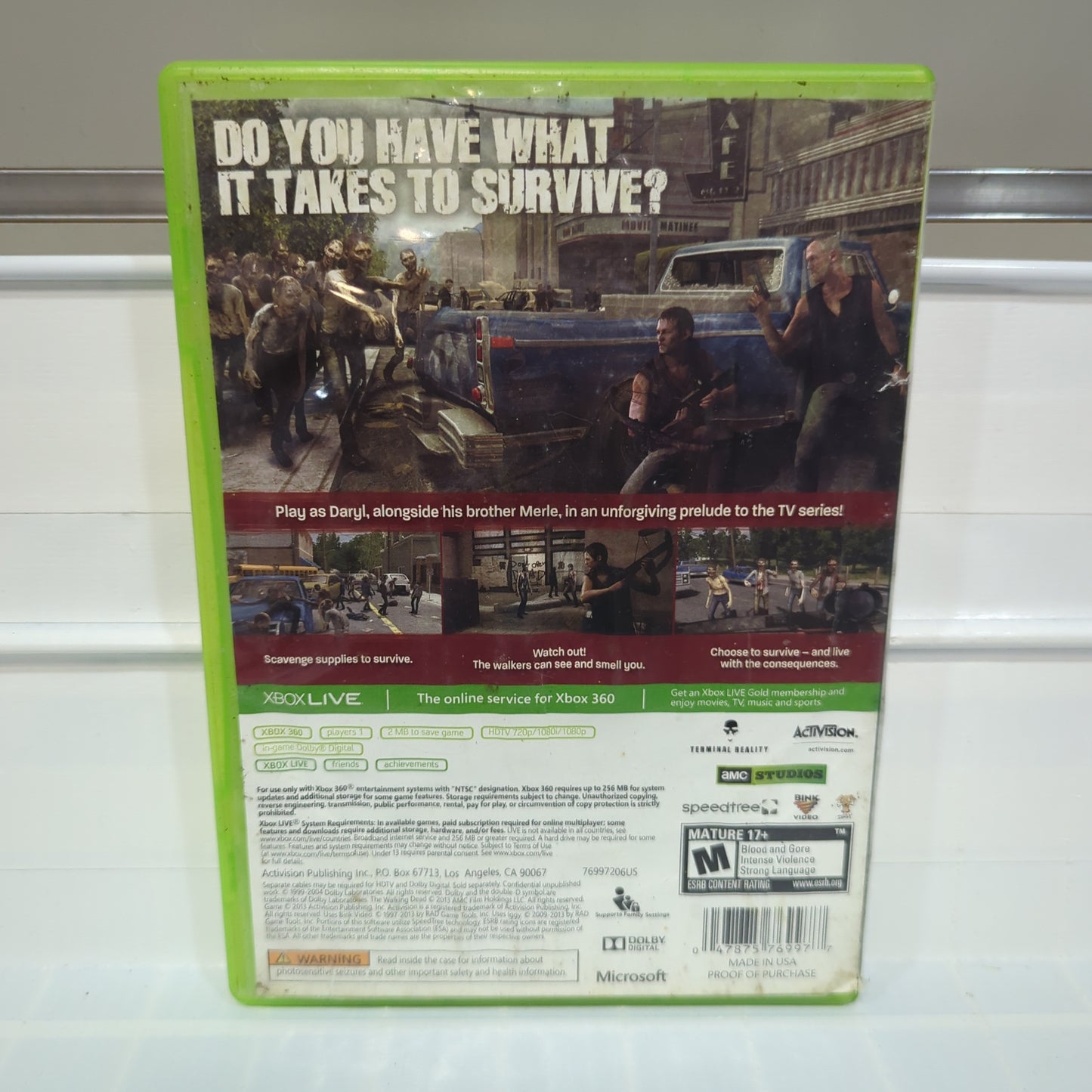 Walking Dead: Survival Instinct - Xbox 360