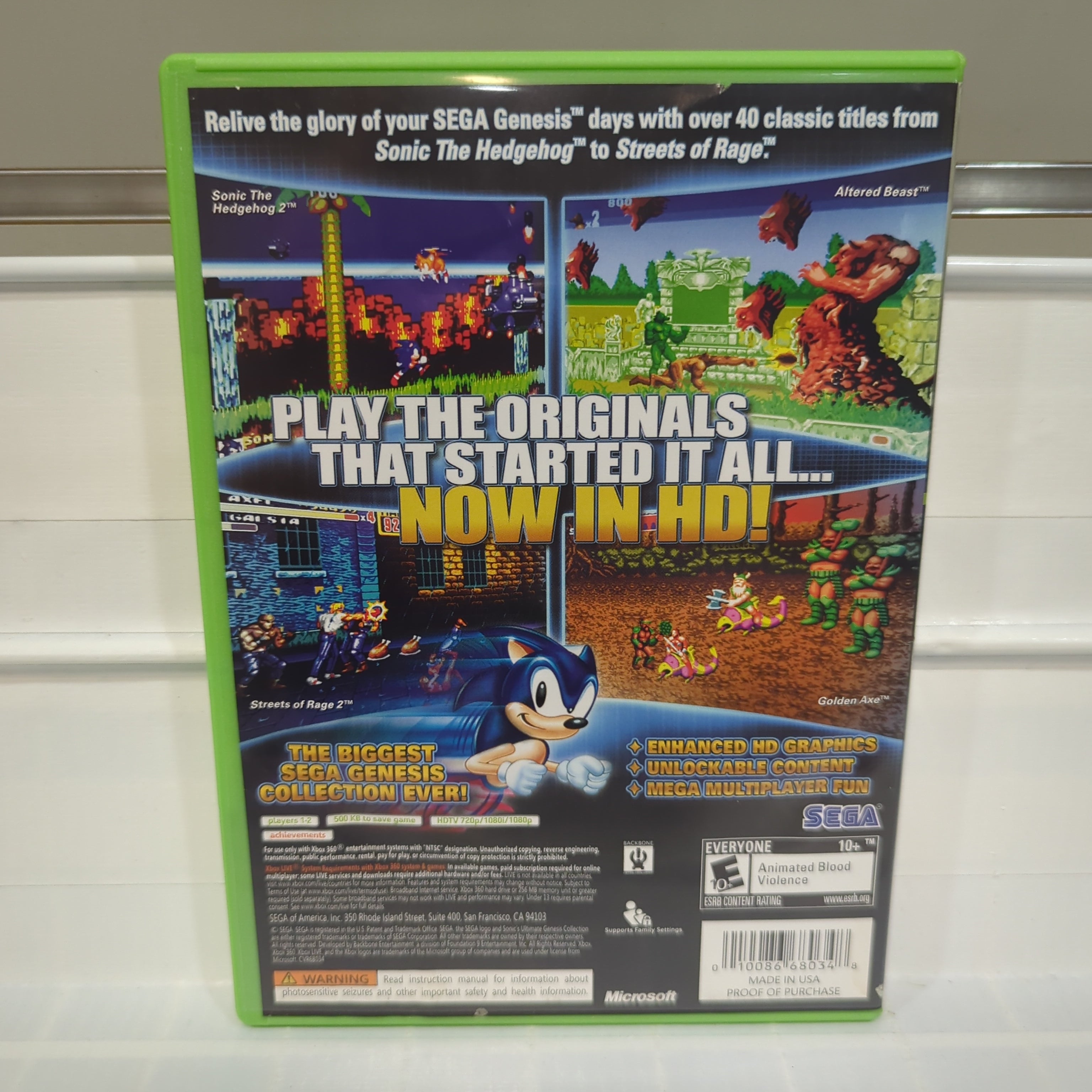 Sonic's Ultimate Genesis Collection [Platinum Hits] - Xbox 360