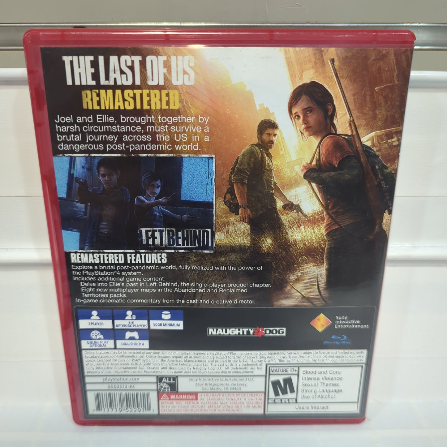 The Last of Us Remastered - Playstation 4