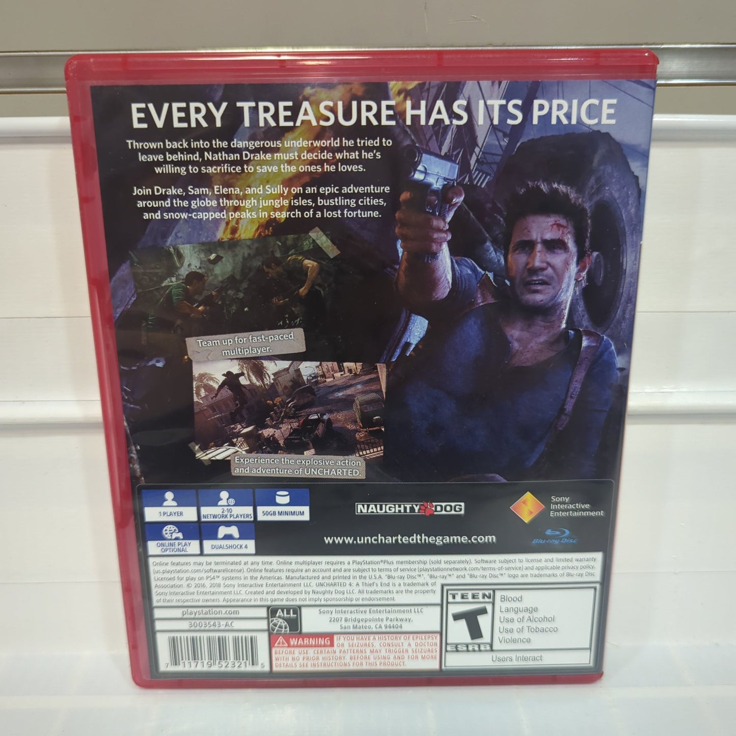 Uncharted 4 A Thief's End [Playstation Hits] - Playstation 4