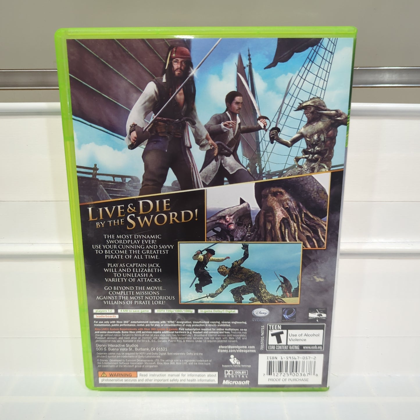 Pirates of the Caribbean At World's End - Xbox 360