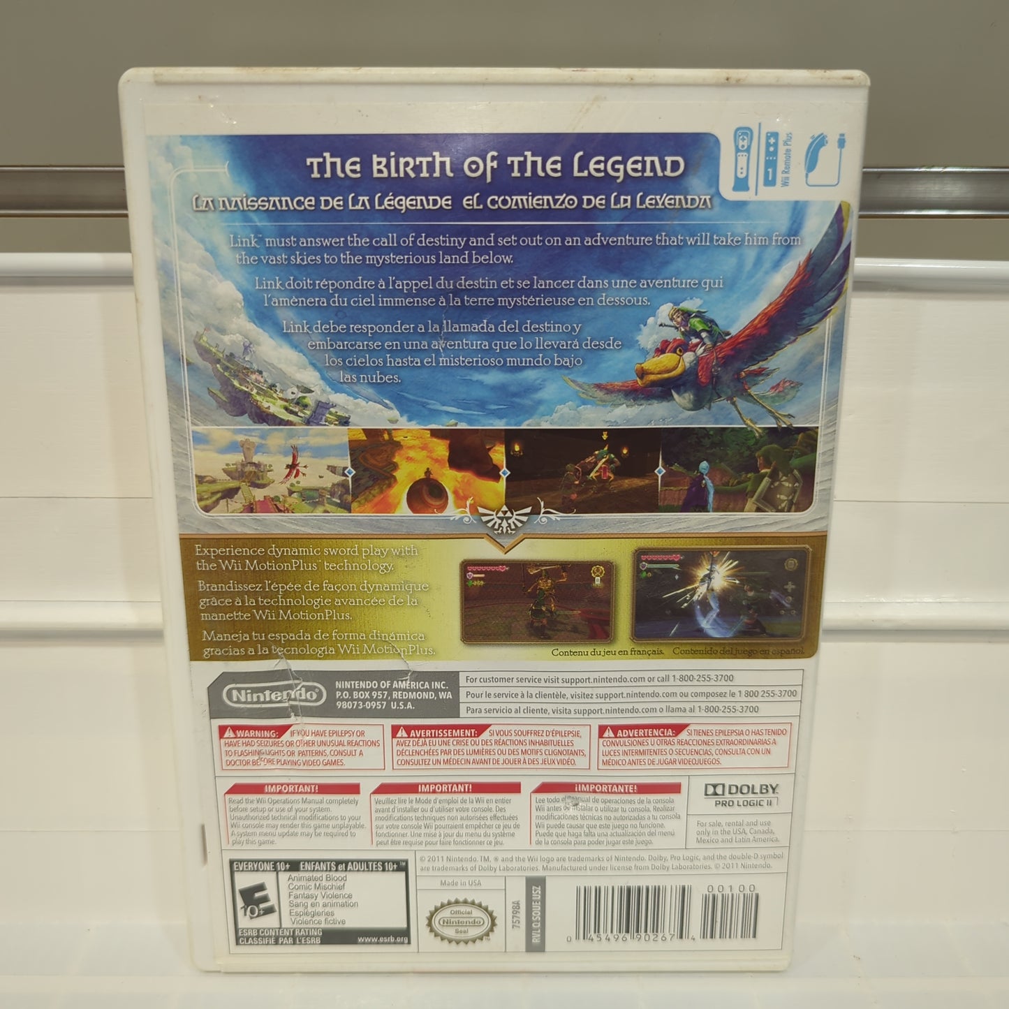 Zelda Skyward Sword - Wii