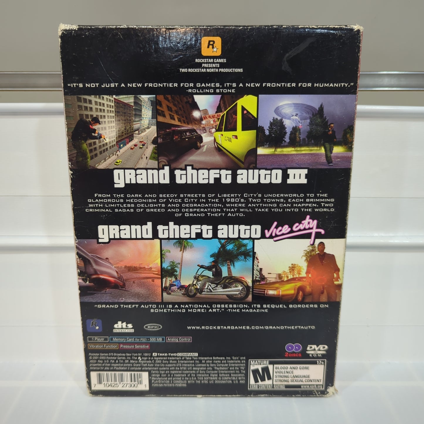 Grand Theft Auto Double Pack - Playstation 2