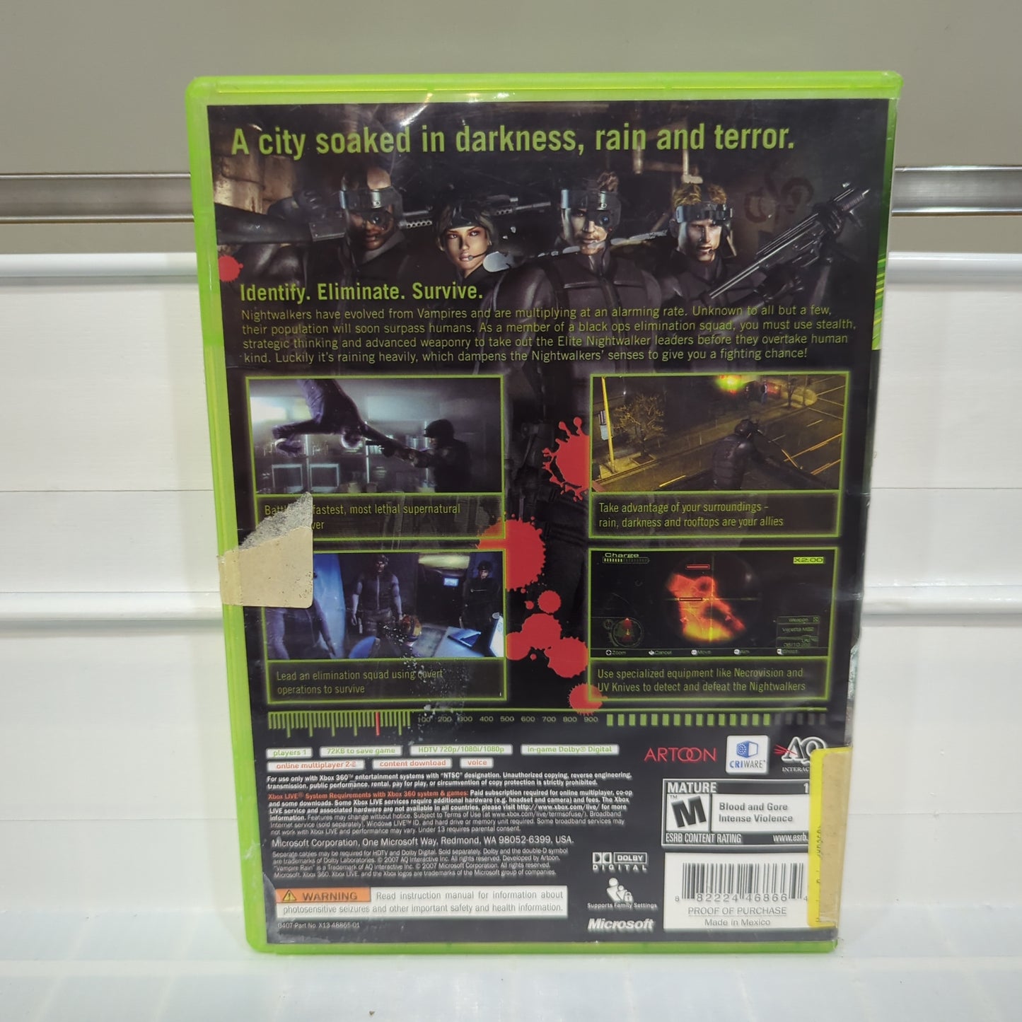 Vampire Rain - Xbox 360