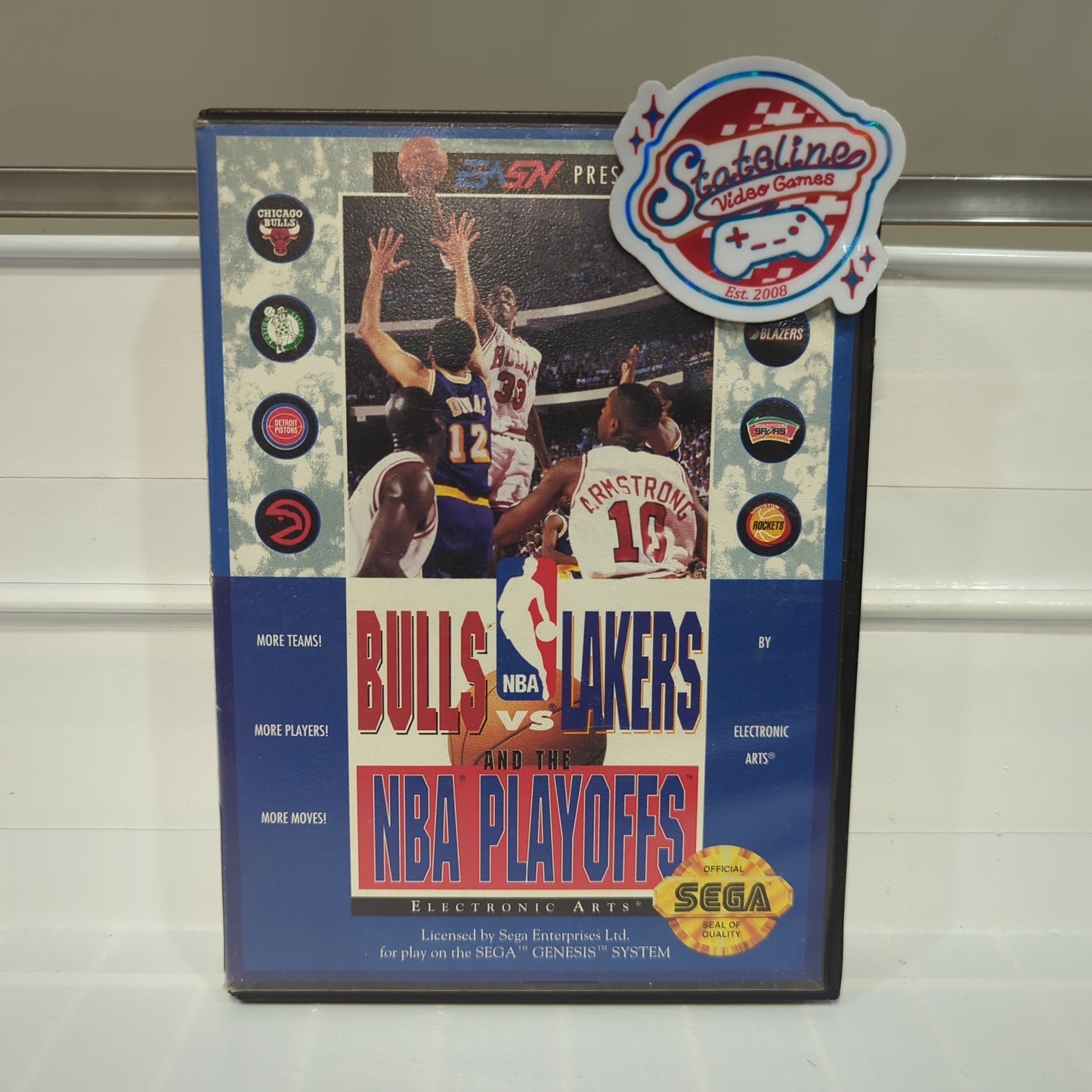 Bulls vs Lakers and the NBA Playoffs - Sega Genesis