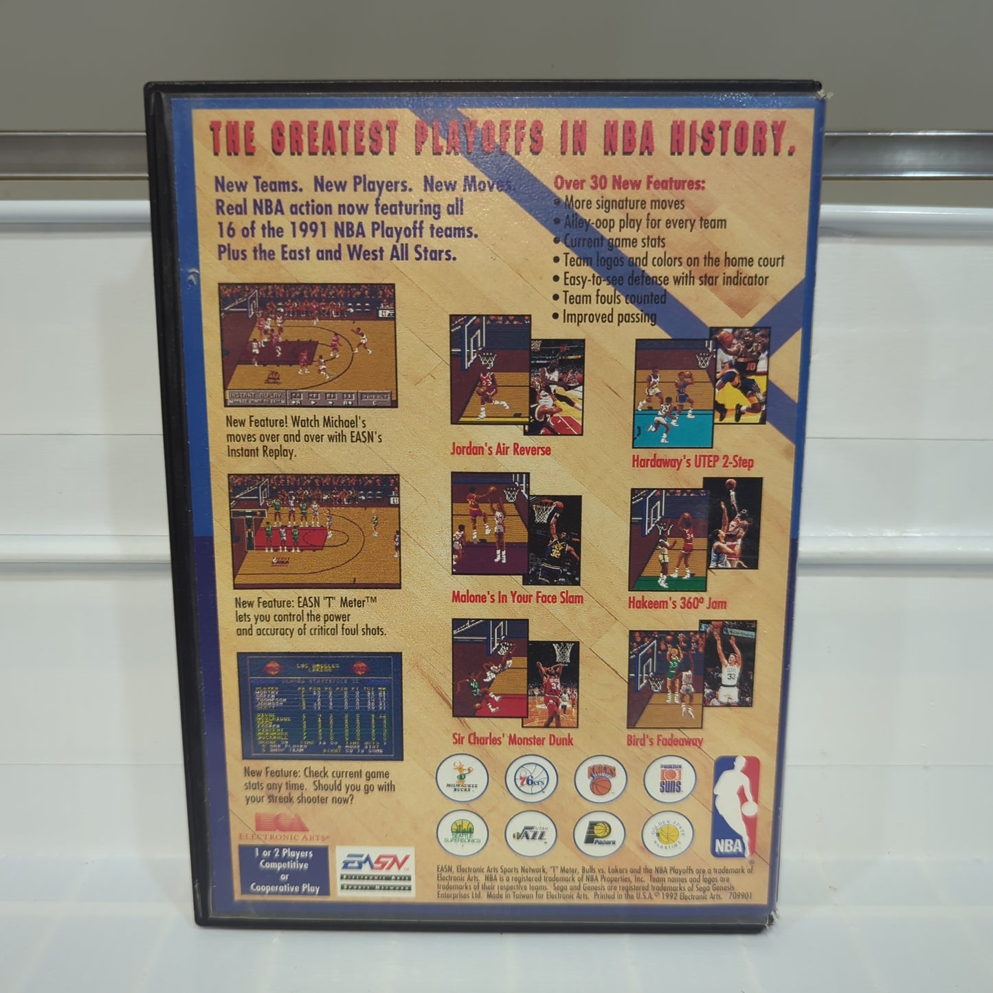 Bulls vs Lakers and the NBA Playoffs - Sega Genesis