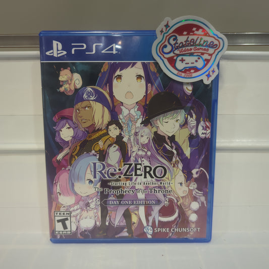 Re:ZERO: The Prophecy of the Throne [Day One Edition] - Playstation 4