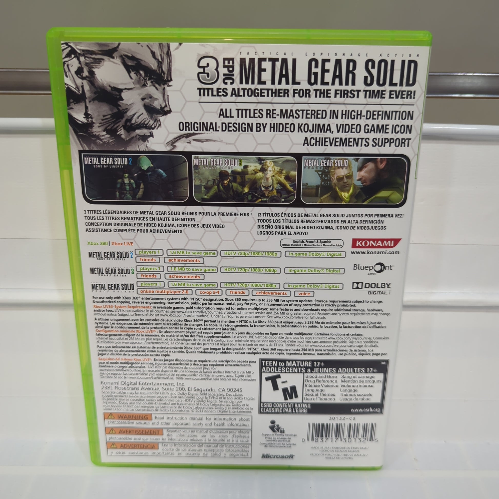 Metal Gear Solid HD Collection