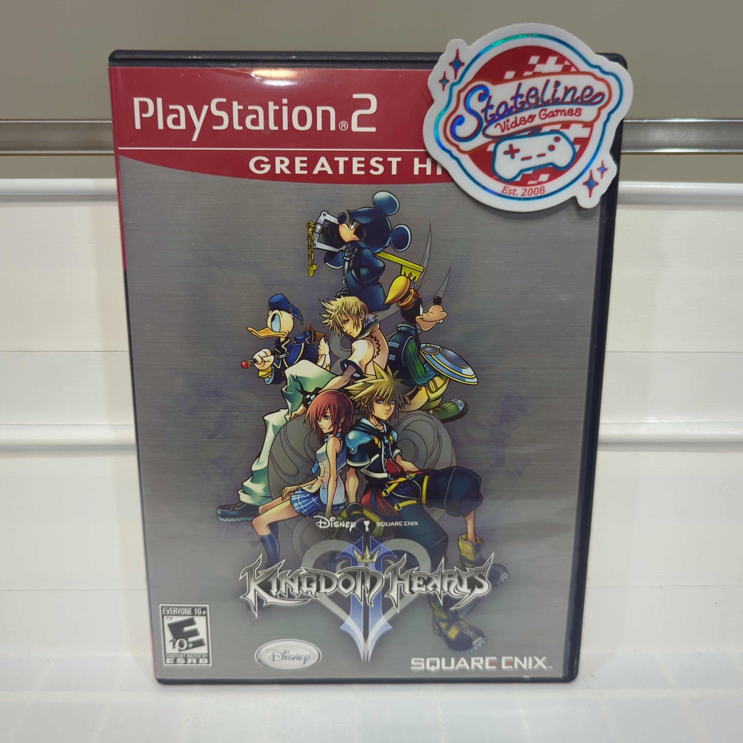 Capa PS2 Controle Case - Kingdom Hearts II 2 - Escorrega o Preço