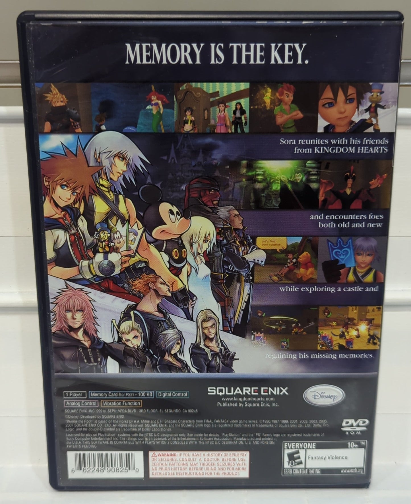 Kingdom Hearts RE Chain of Memories - Playstation 2