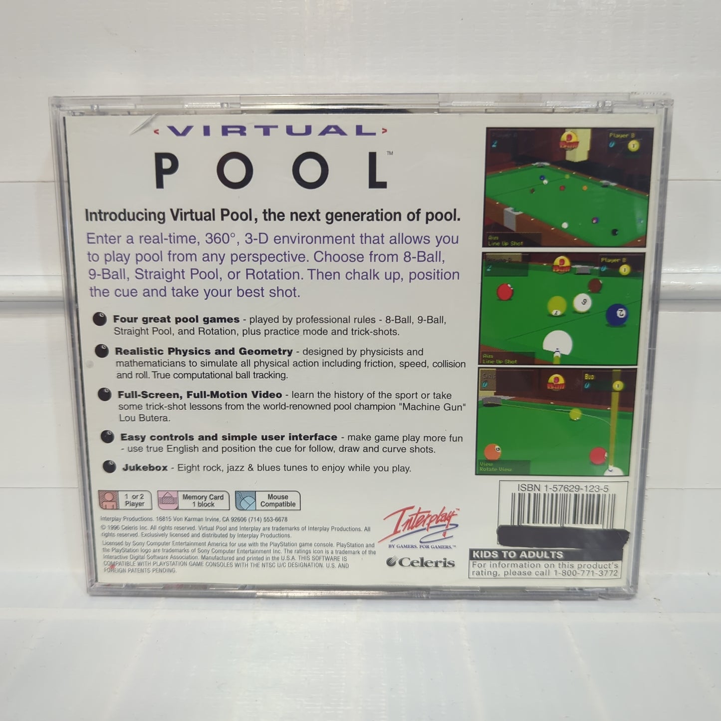 Virtual Pool - Playstation