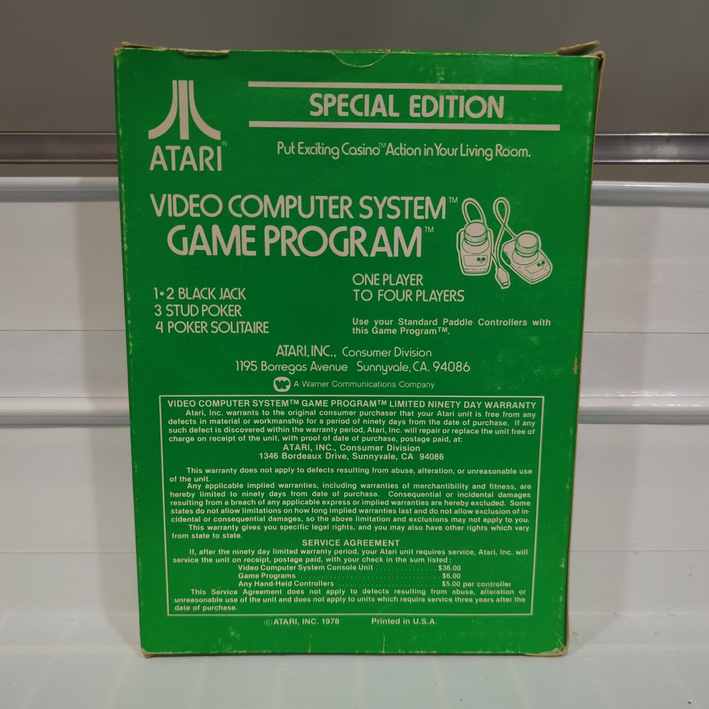 Casino [Text Label] - Atari 2600