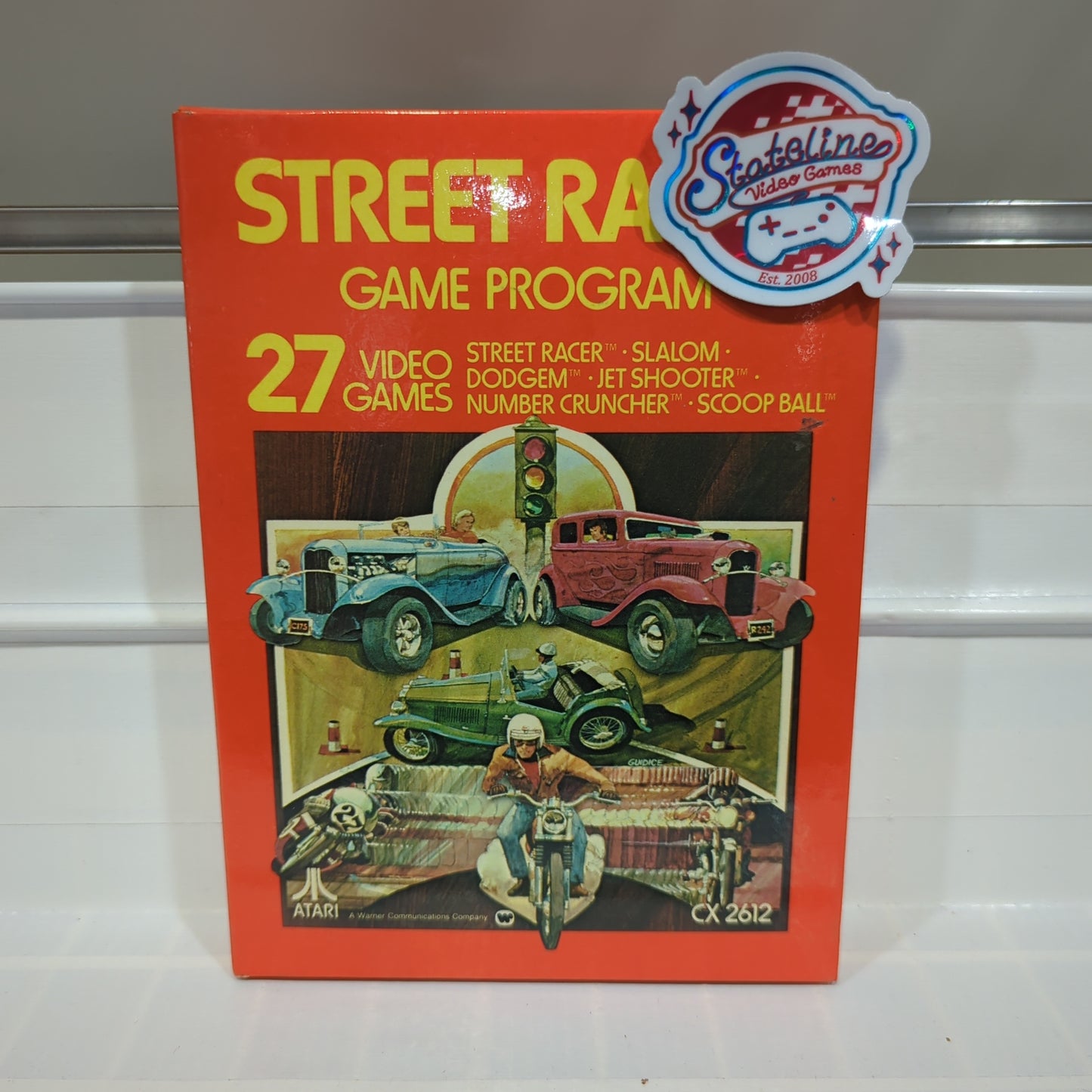 Street Racer [Text Label] - Atari 2600