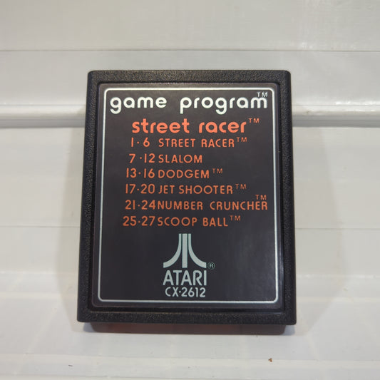 Street Racer [Text Label] - Atari 2600