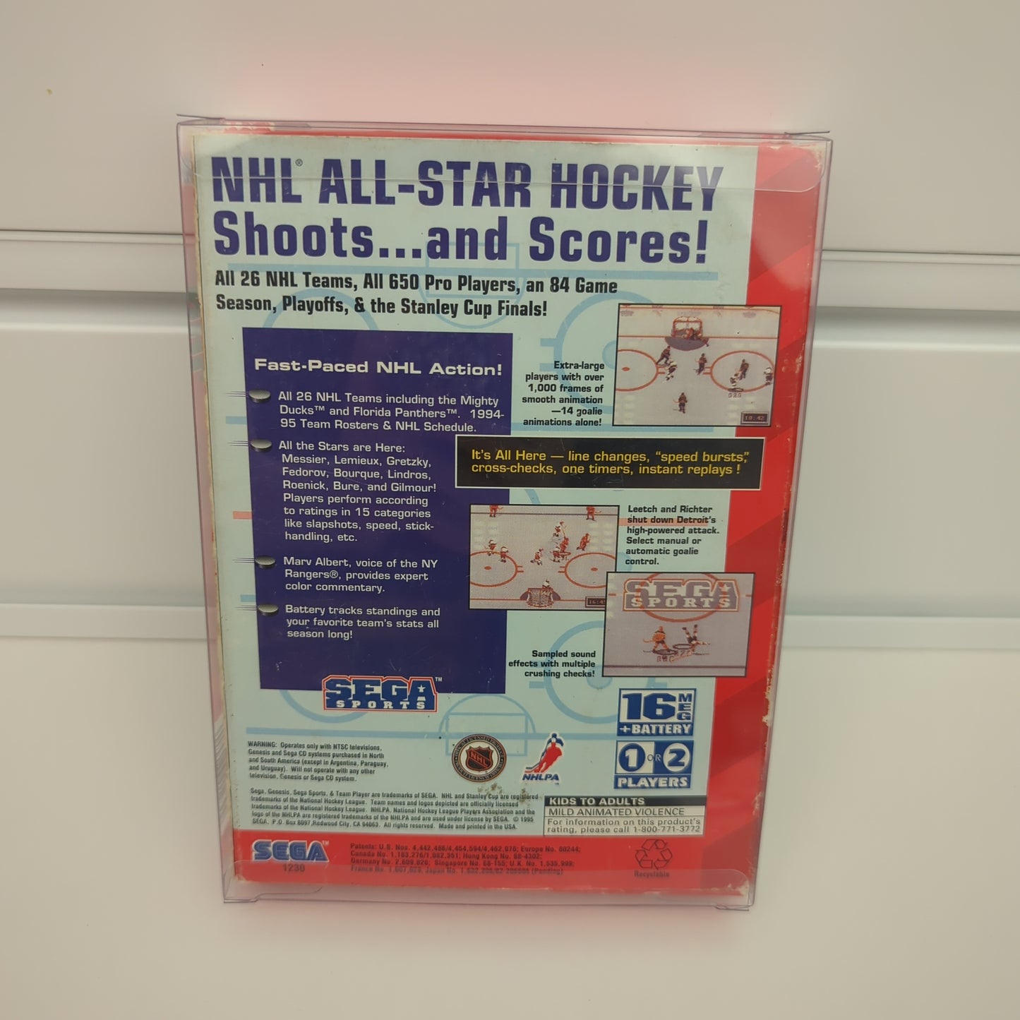 NHL All-Star Hockey 95 - Sega Genesis