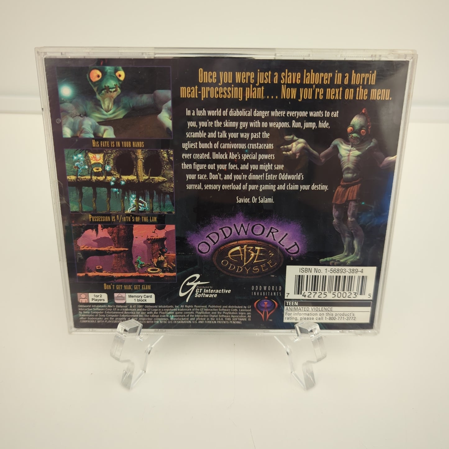 Oddworld Abe's Oddysee - Playstation