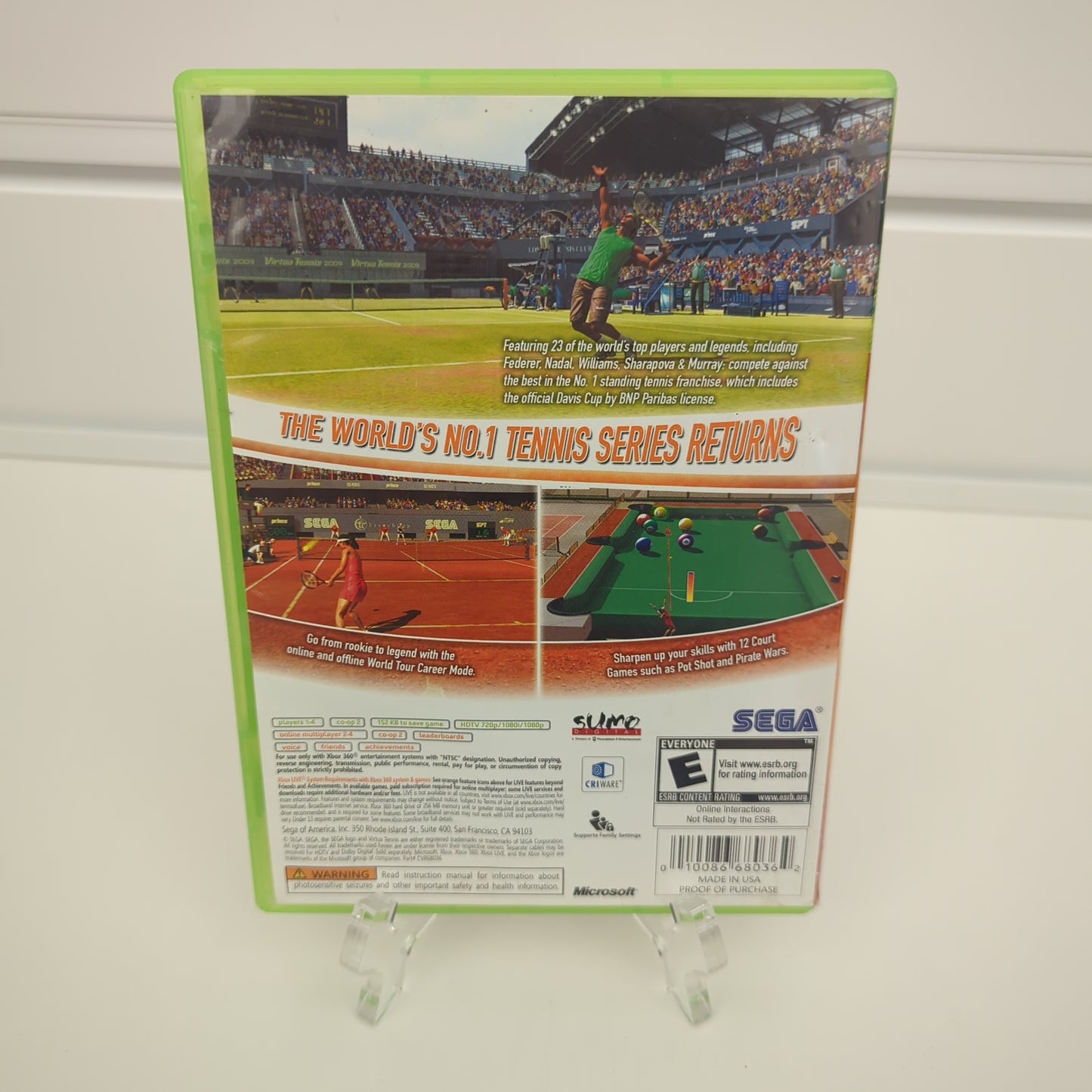 Virtua Tennis 2009 - Xbox 360