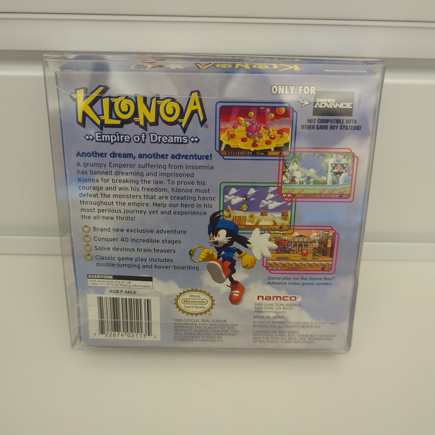 Klonoa Empire of Dreams - GameBoy Advance