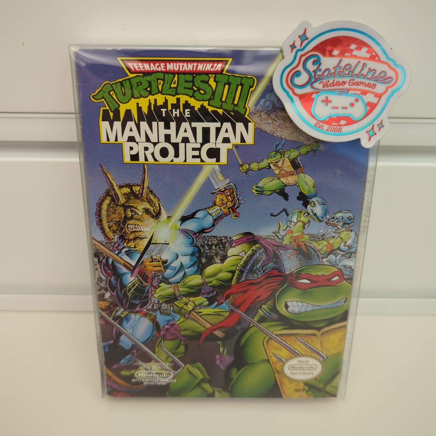 Teenage Mutant Ninja Turtles III The Manhattan Project - NES