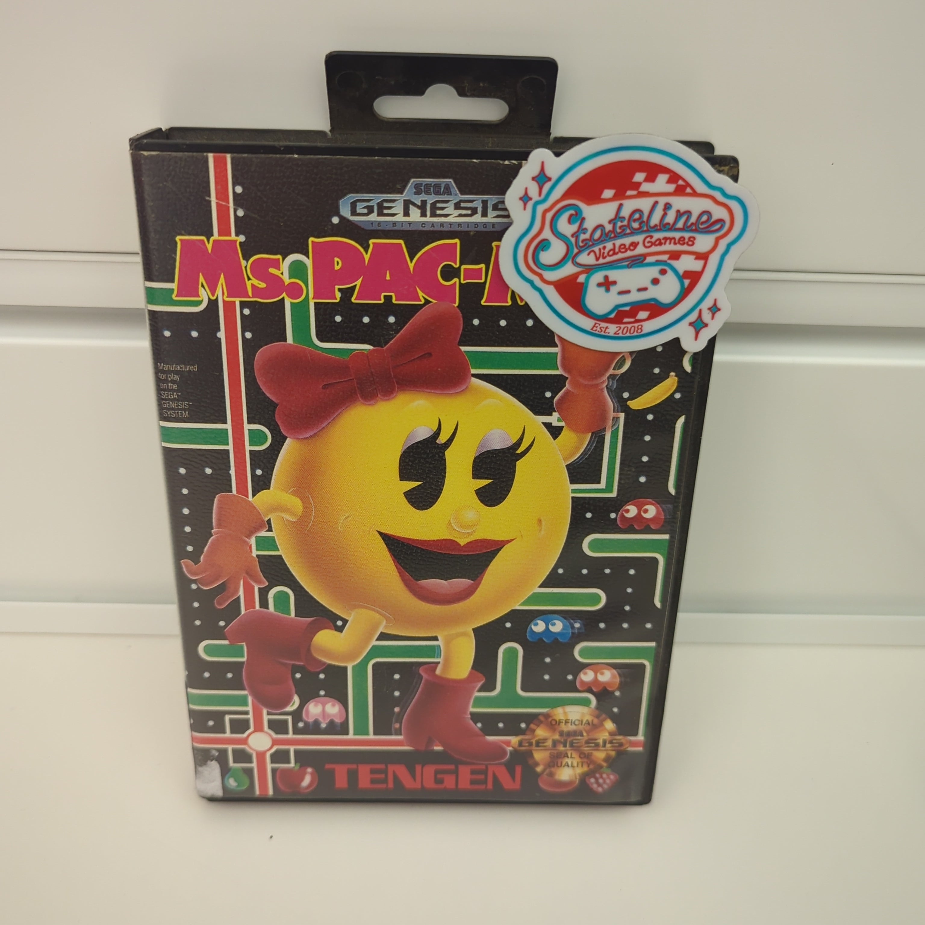 Genesis Pacman Ms. Pac-Man - Sega Genesis – Stateline Video Games Inc.