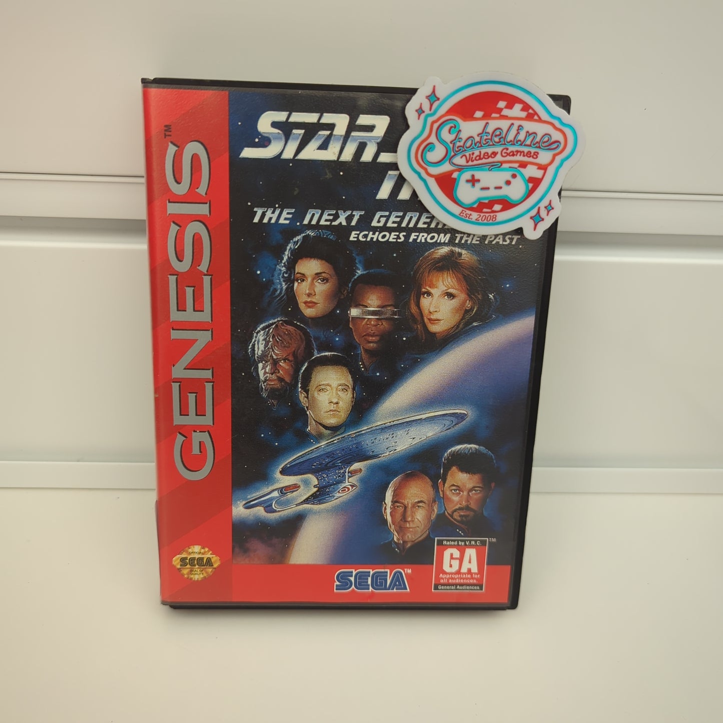 Star Trek Next Generation Echoes From the Past - Sega Genesis