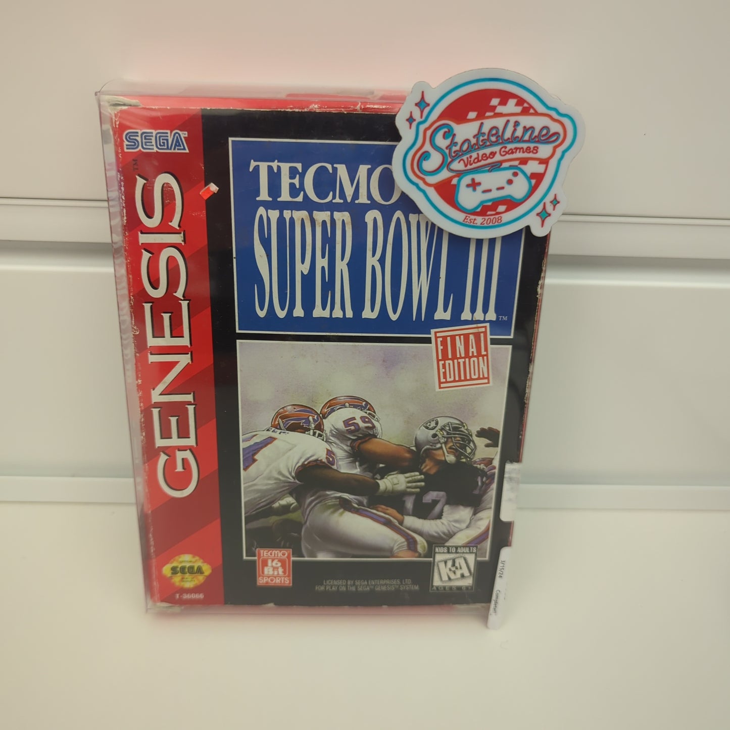 Tecmo Super Bowl III - Sega Genesis