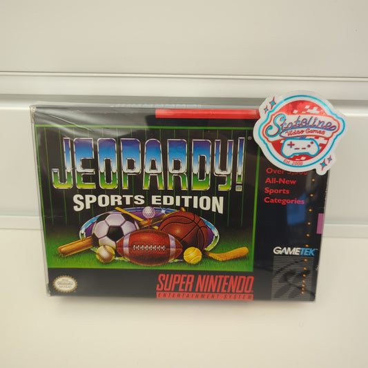 Jeopardy Sports Edition - Super Nintendo