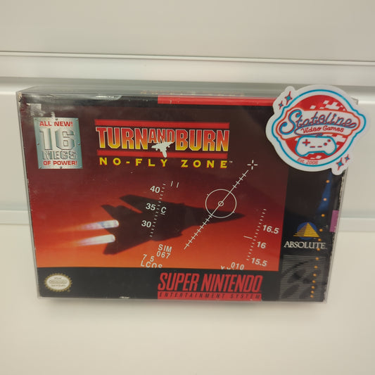 Turn and Burn No Fly Zone - Super Nintendo