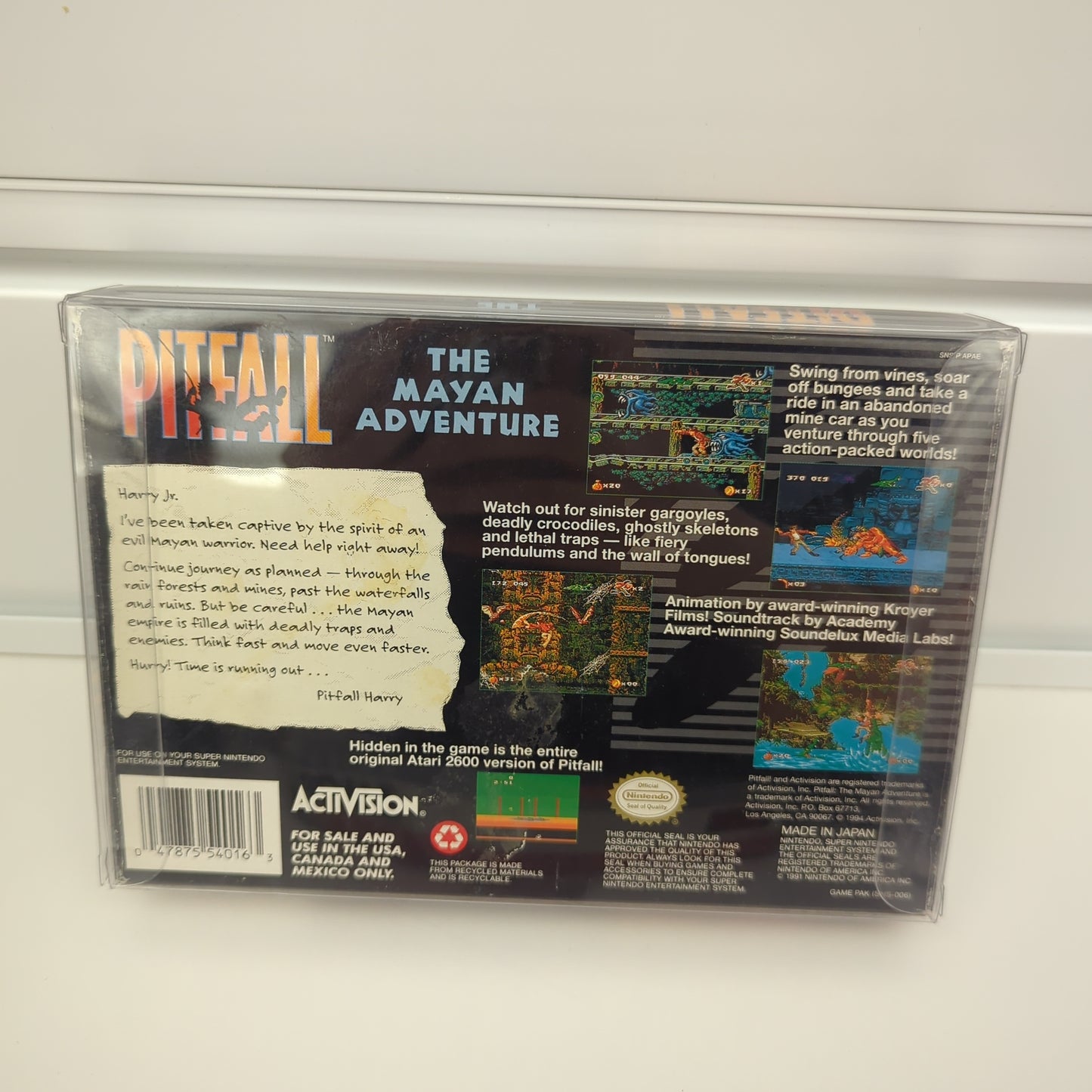 Pitfall Mayan Adventure - Super Nintendo