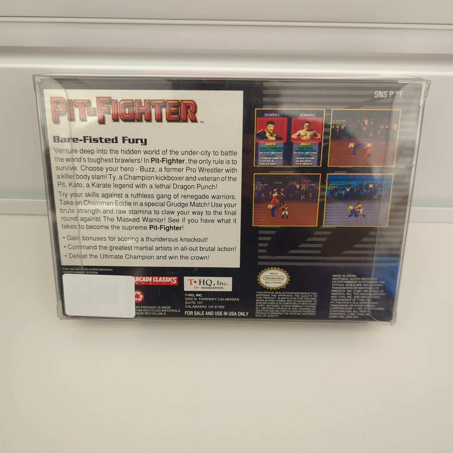 Pit-Fighter - Super Nintendo