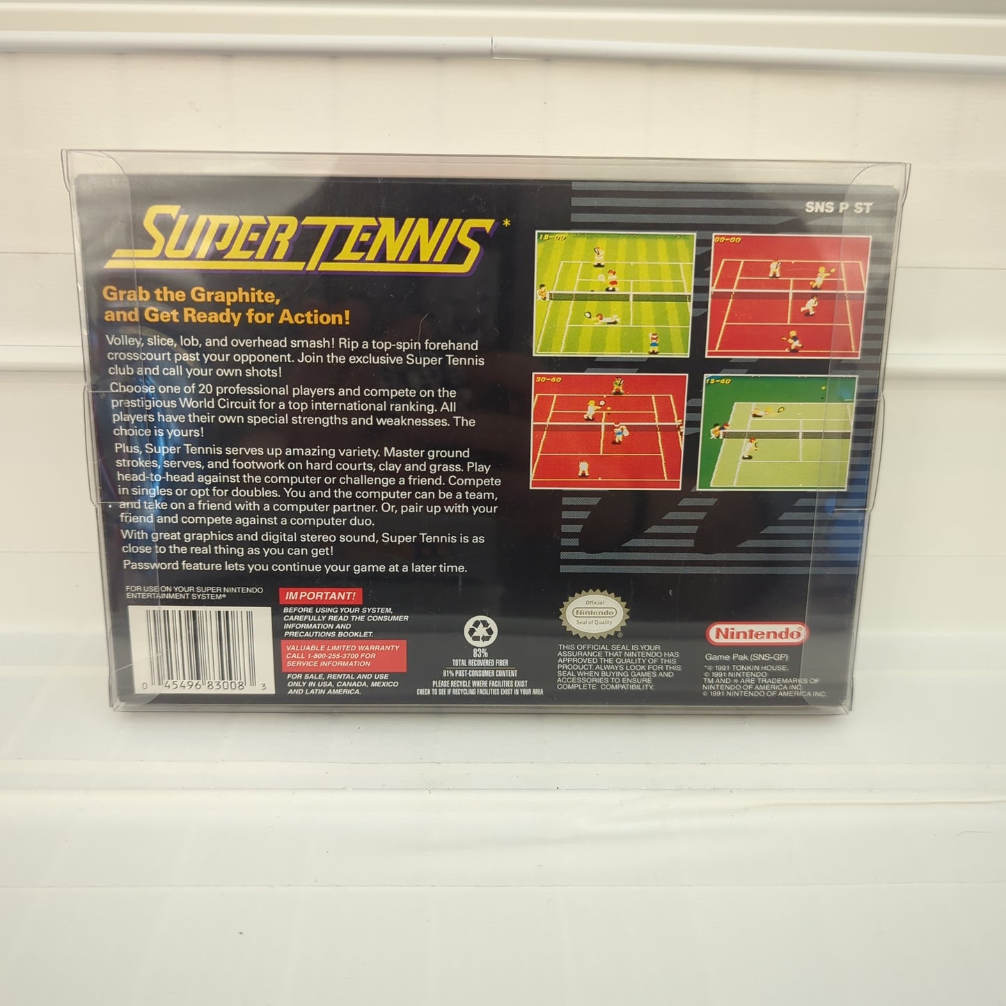 Super Tennis - Super Nintendo