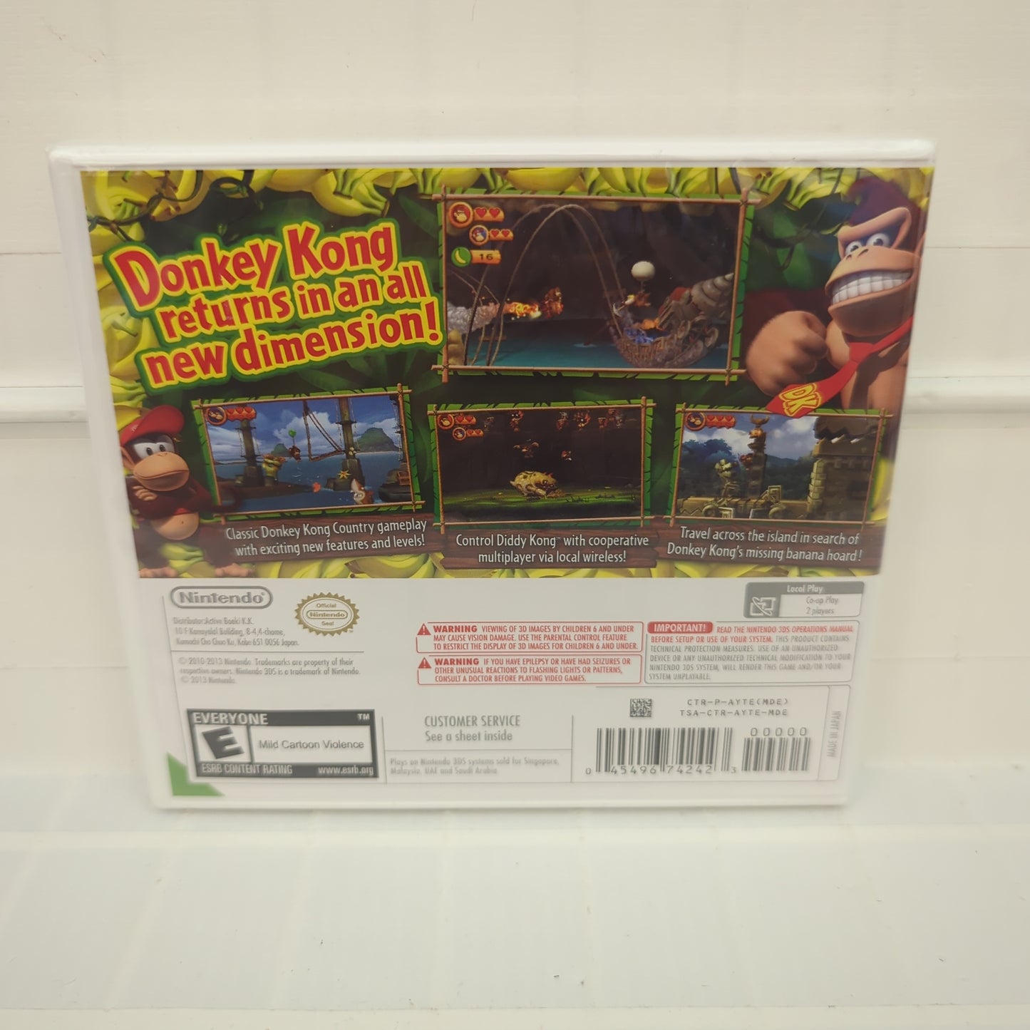 Donkey Kong Country Returns 3D - Nintendo 3DS