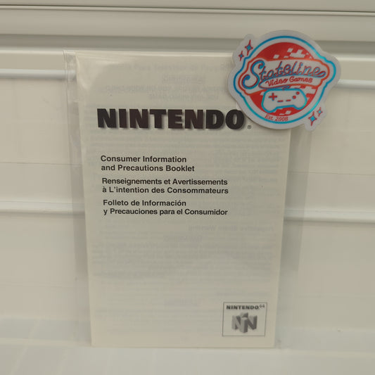 Nintendo 64 Console Manual - Nintendo 64
