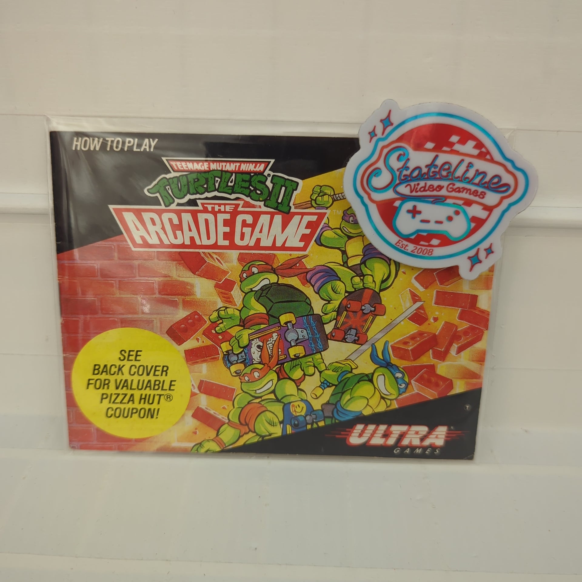Teenage Mutant Ninja Turtles II NES Manual Only