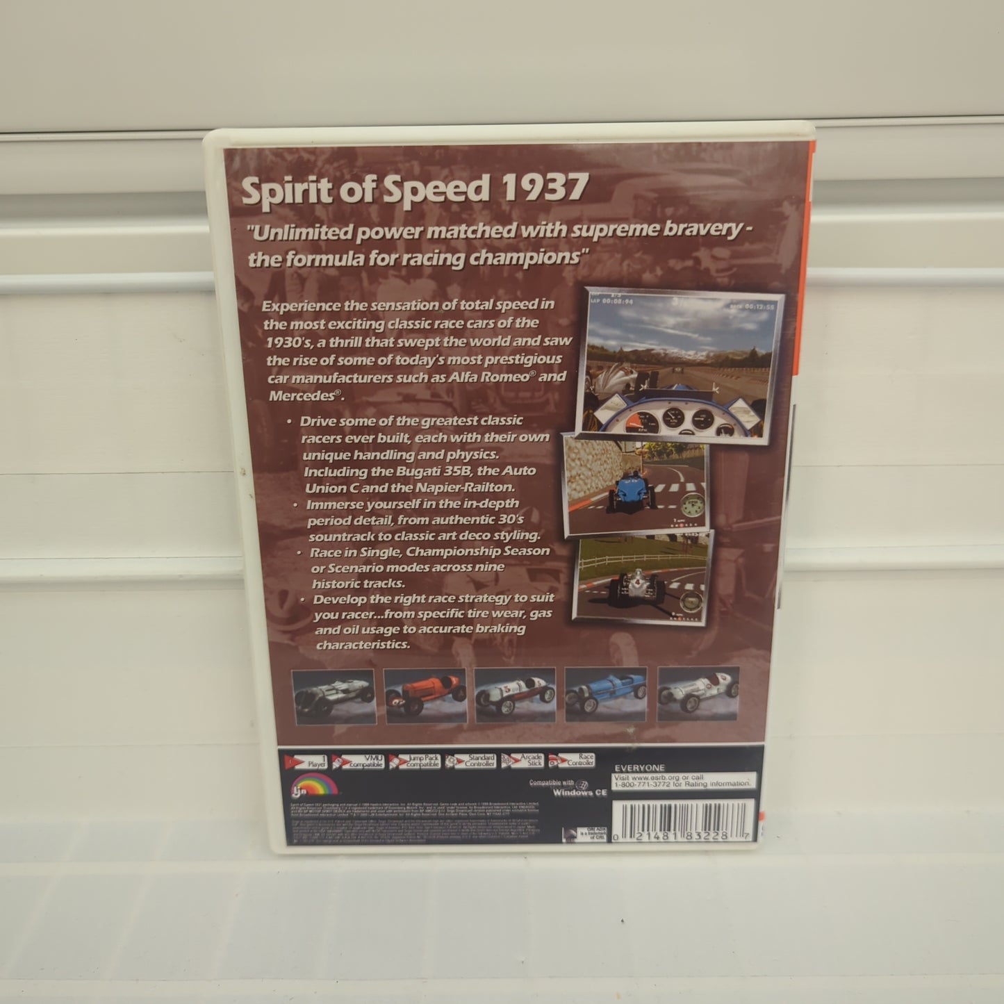 Spirit of Speed 1937 - Sega Dreamcast