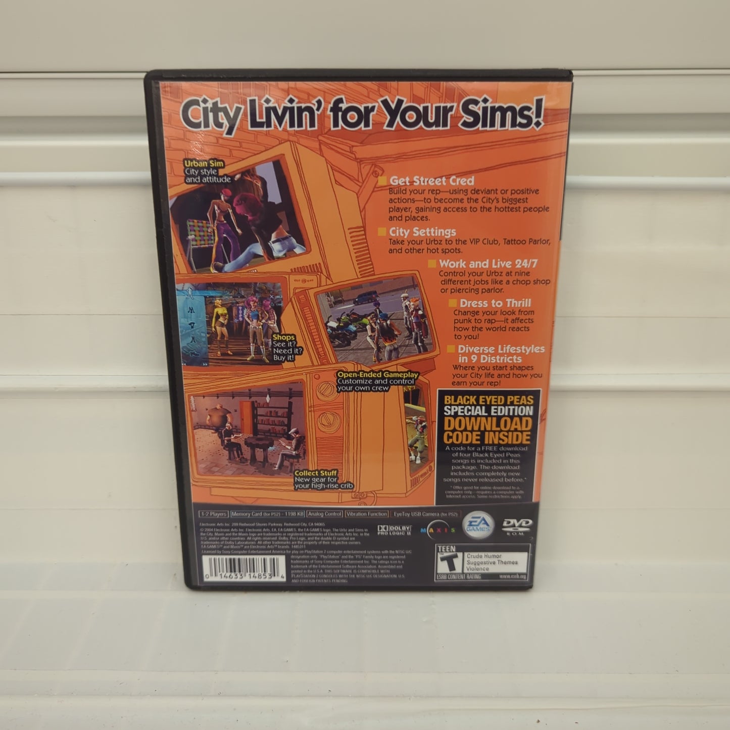 The Urbz Sims in the City - Playstation 2