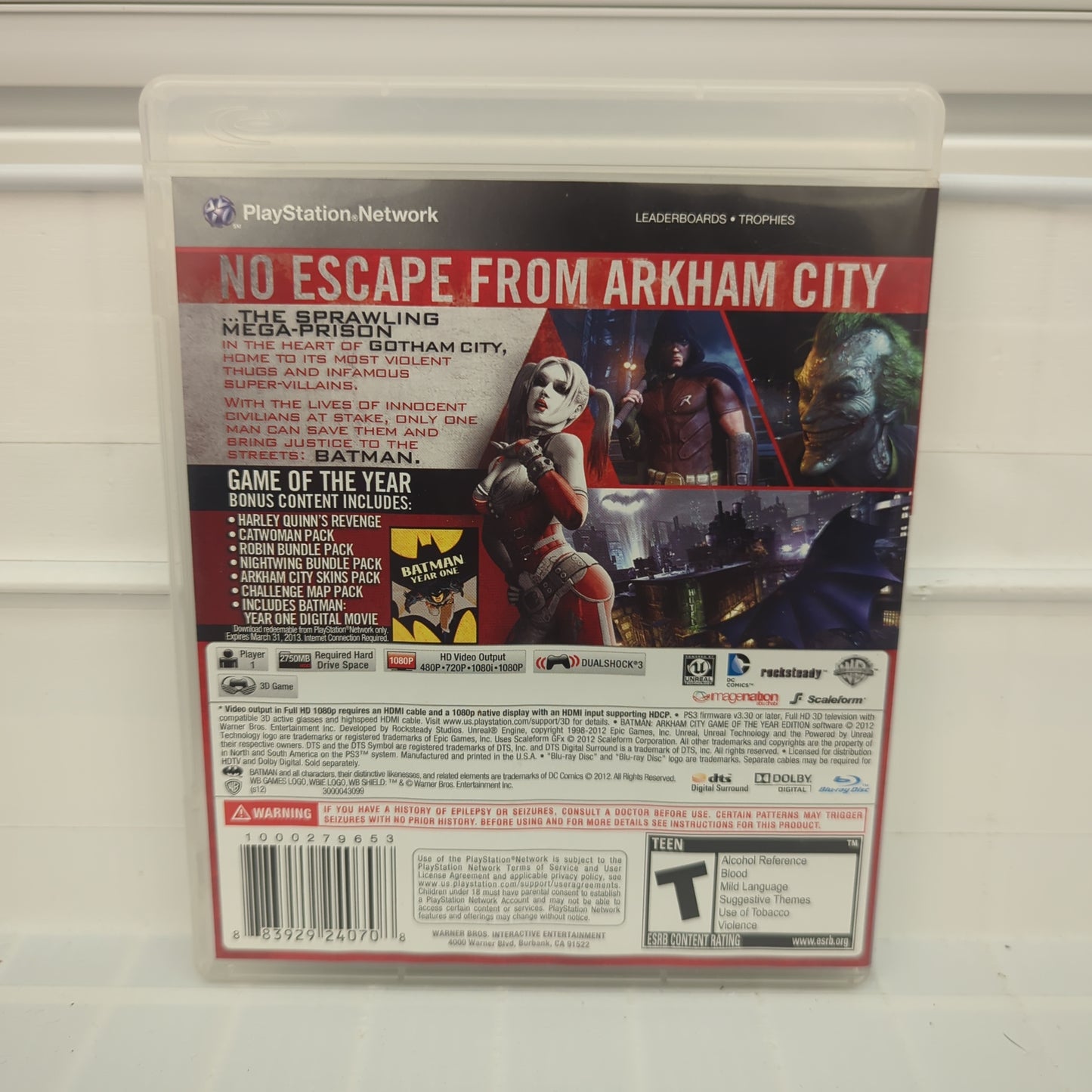 Batman: Arkham City [Game of the Year] - Playstation 3