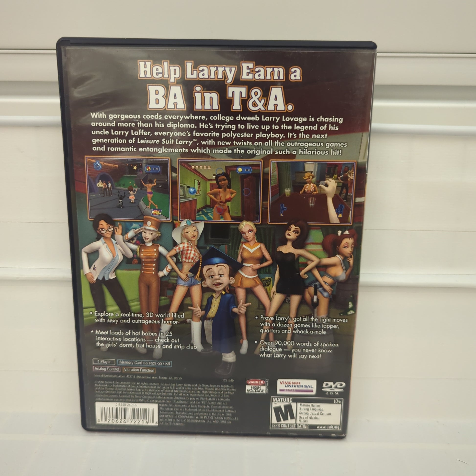 Leisure Suit Larry Magna Cum Laude - Playstation 2 Stateline Video Games Inc. Leisure Suit Larry Magna Cum Laude - Playstation 2 Stateline Video Games Inc.