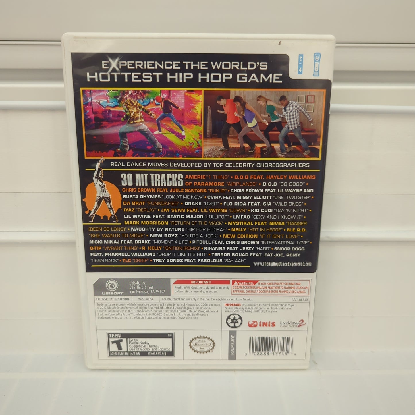 The Hip Hop Dance Experience - Wii