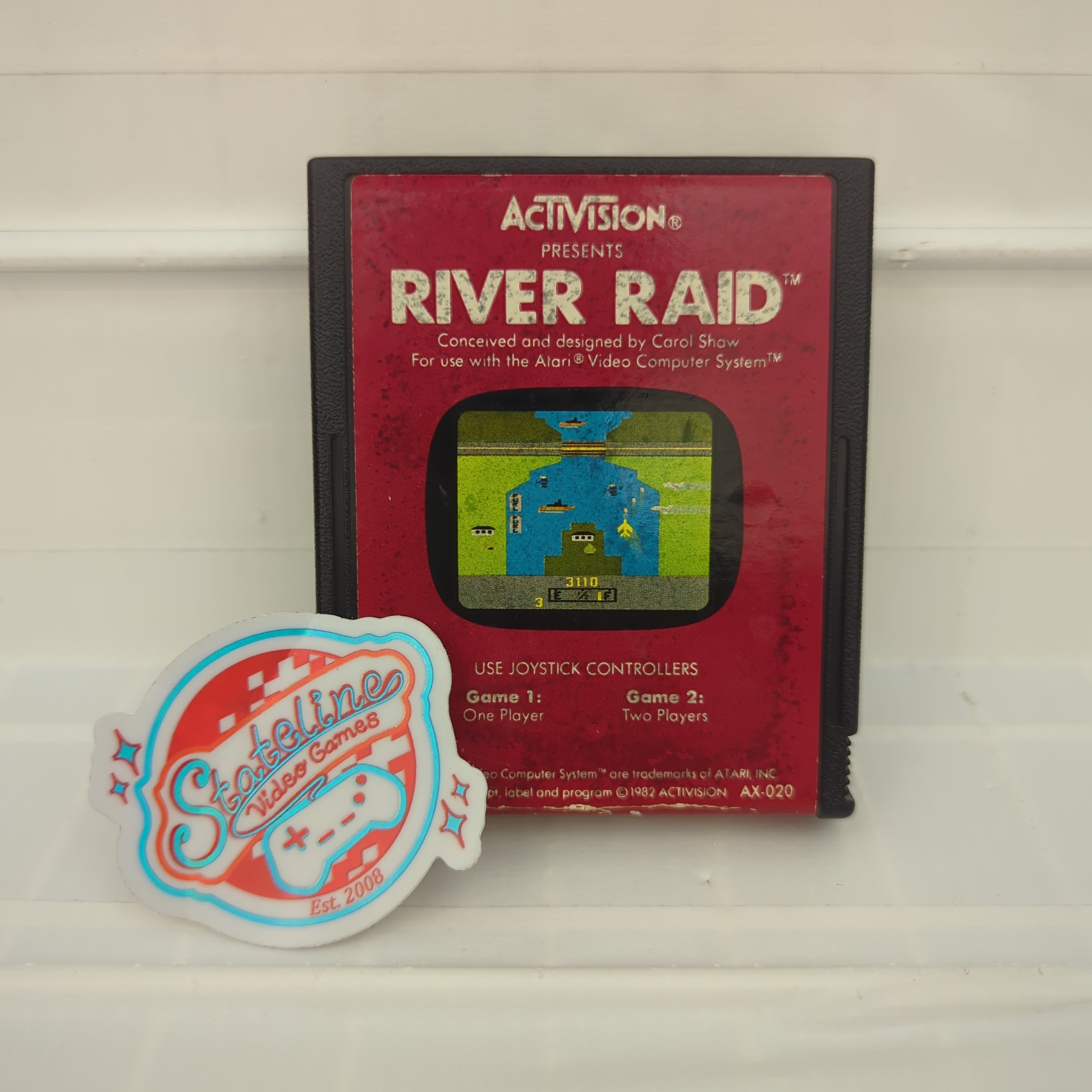 Squareraid Atari River Raid - Atari 2600 – Stateline Video Games Inc.