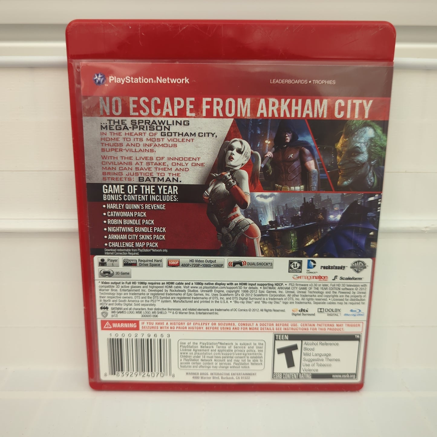 Batman: Arkham City [Game of the Year Greatest Hits] - Playstation 3