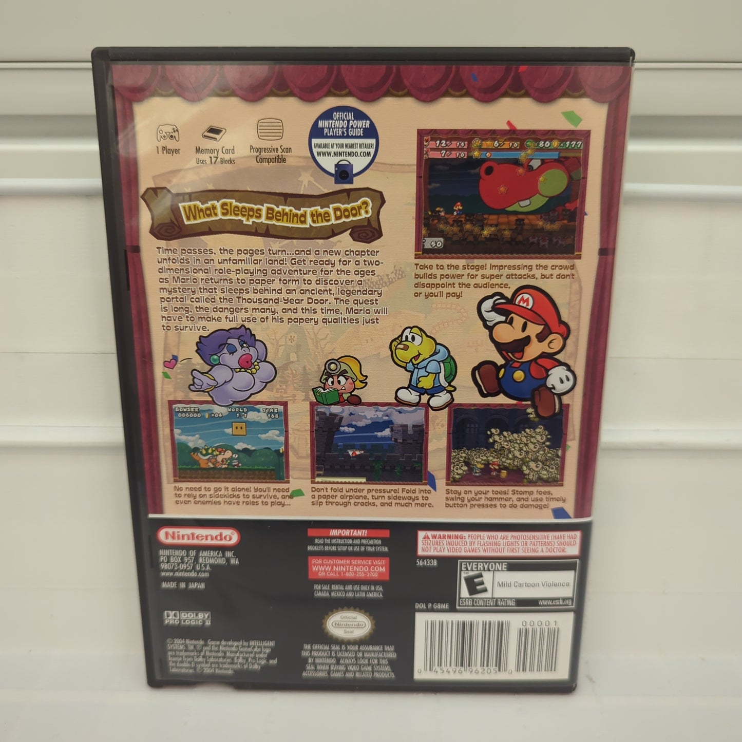 Paper Mario Thousand Year Door - Gamecube