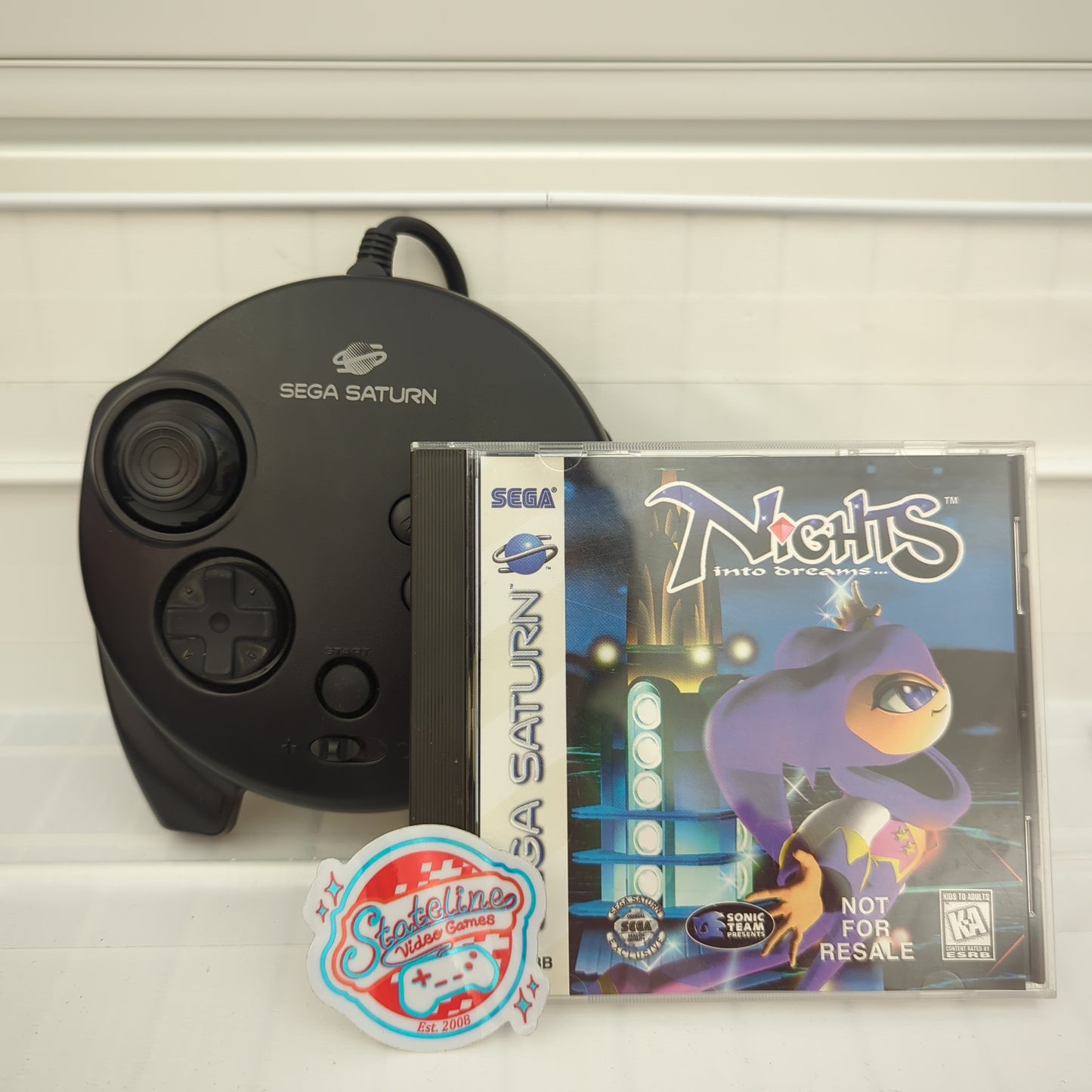 Nights into Dreams [3D Control Pad Bundle] - Sega Saturn