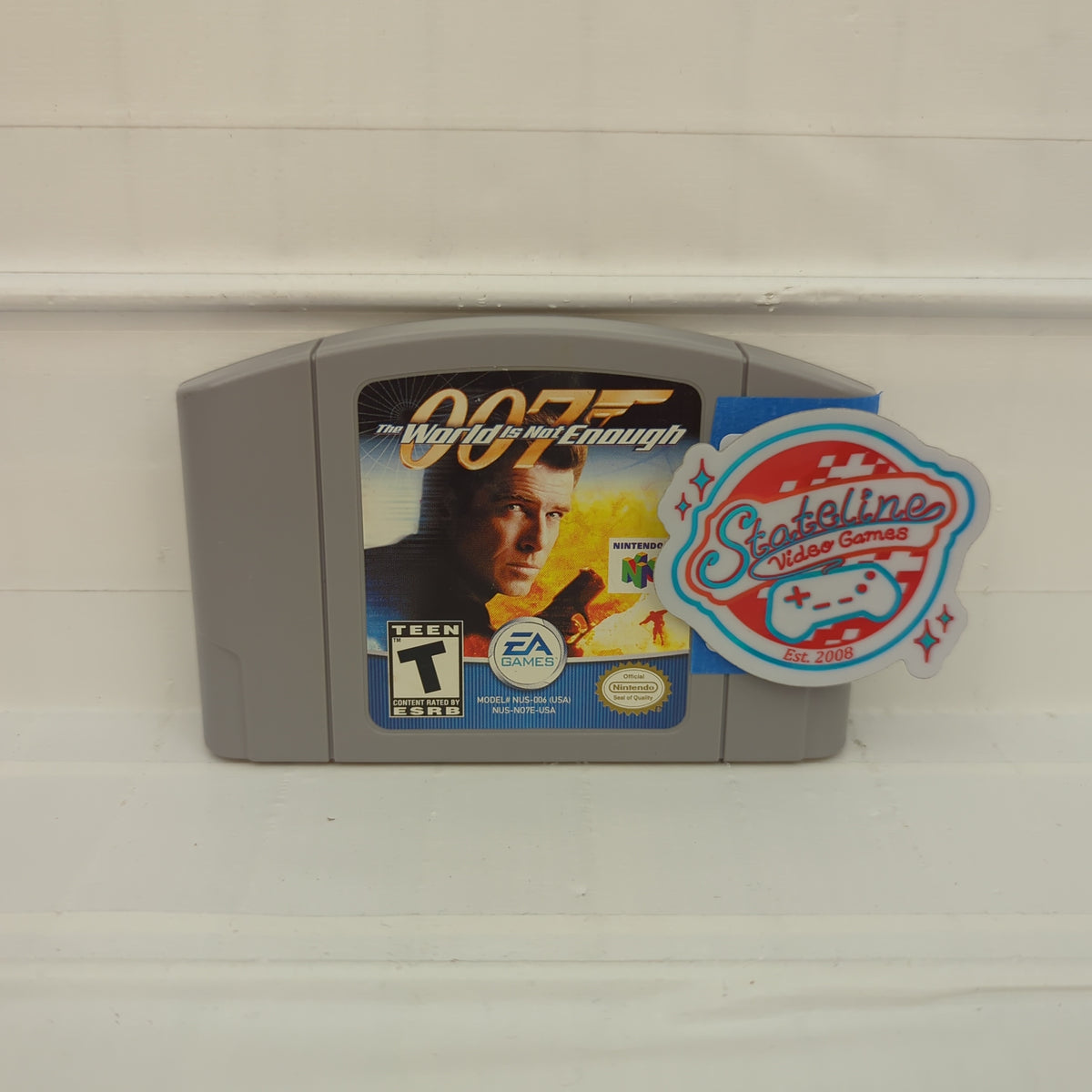 007 World Is Not Enough [Gray Cart] - Nintendo 64