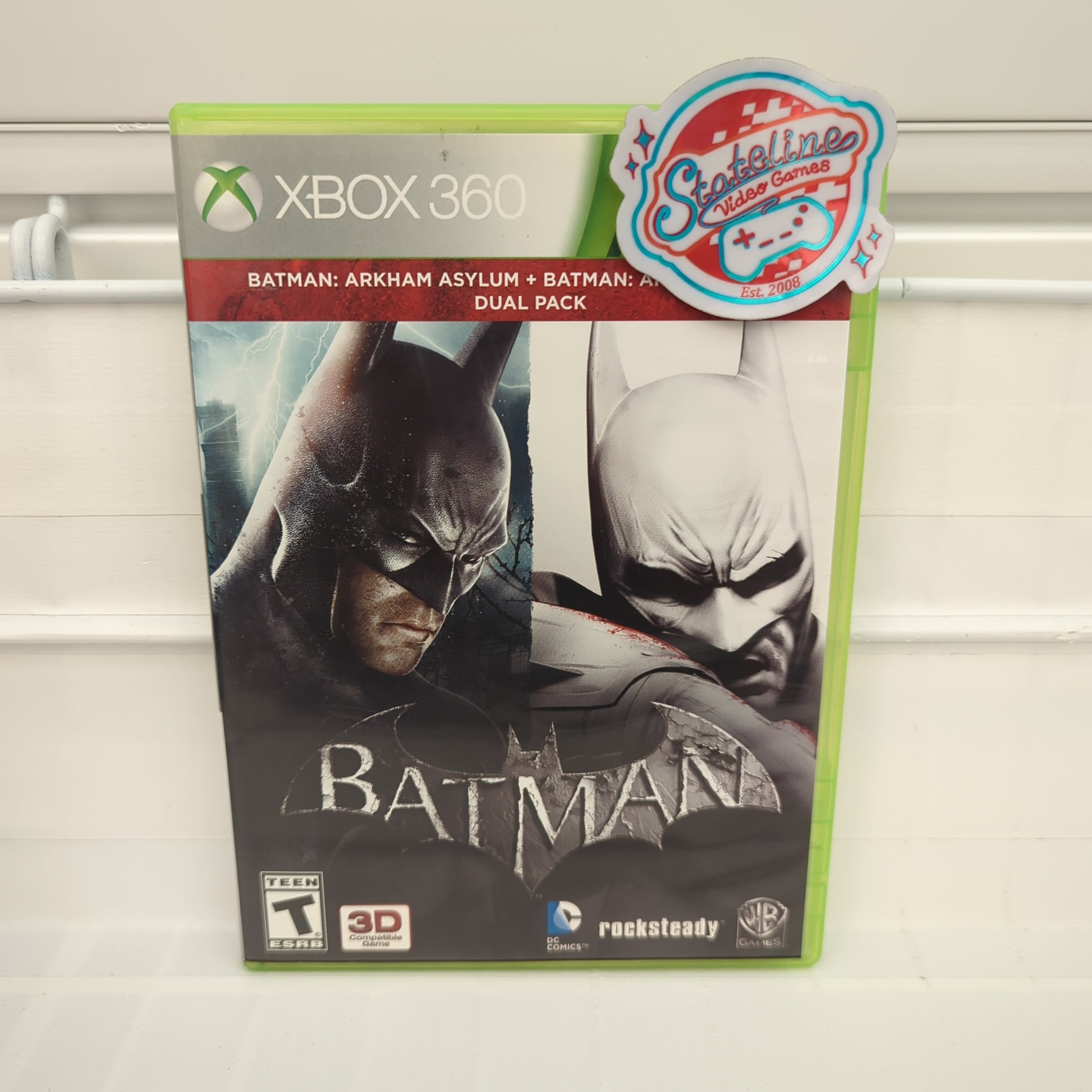 Batman: Arkham Asylum and Batman: Arkham City Dual Pack - Xbox 360 –  Stateline Video Games Inc.