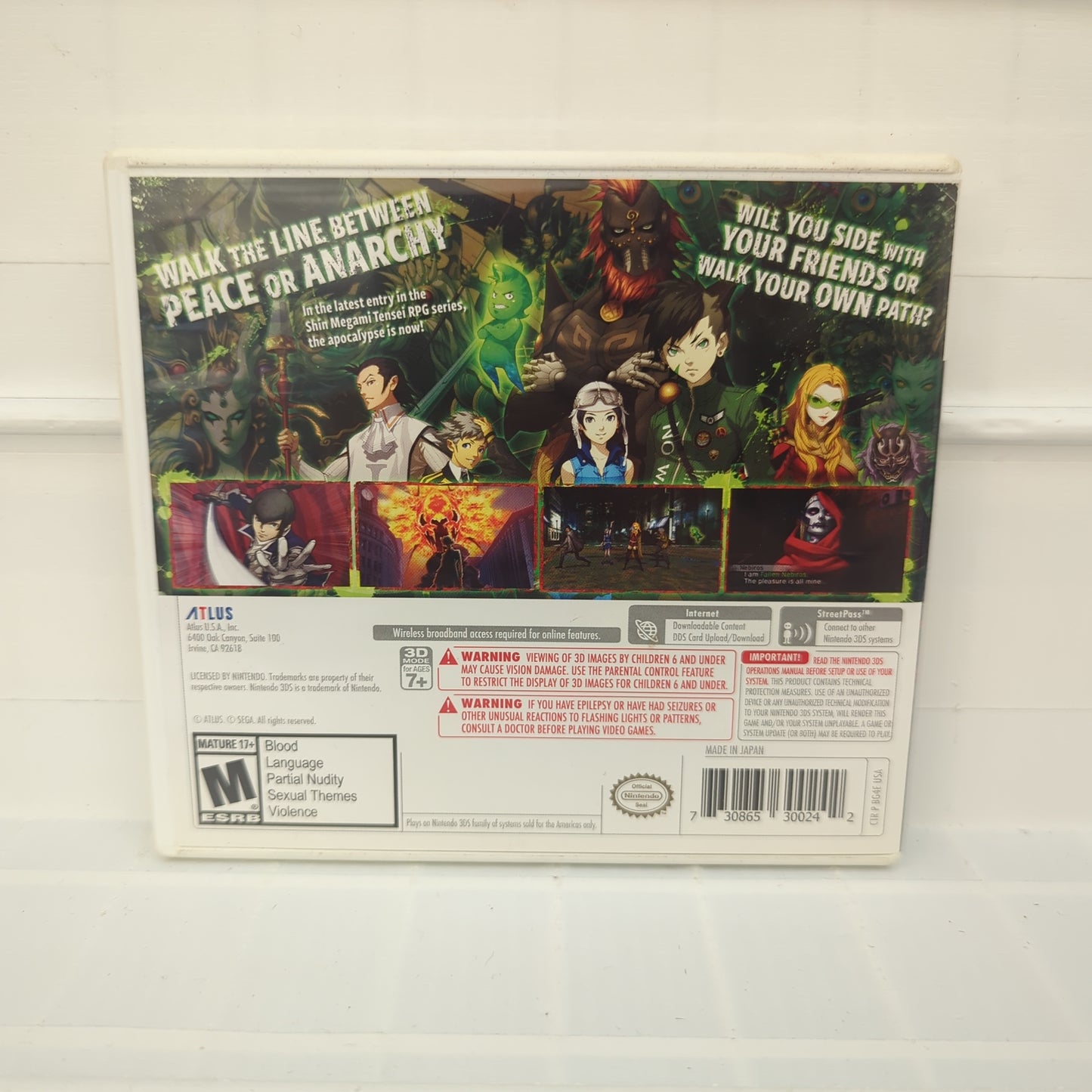 Shin Megami Tensei IV Apocalypse - Nintendo 3DS