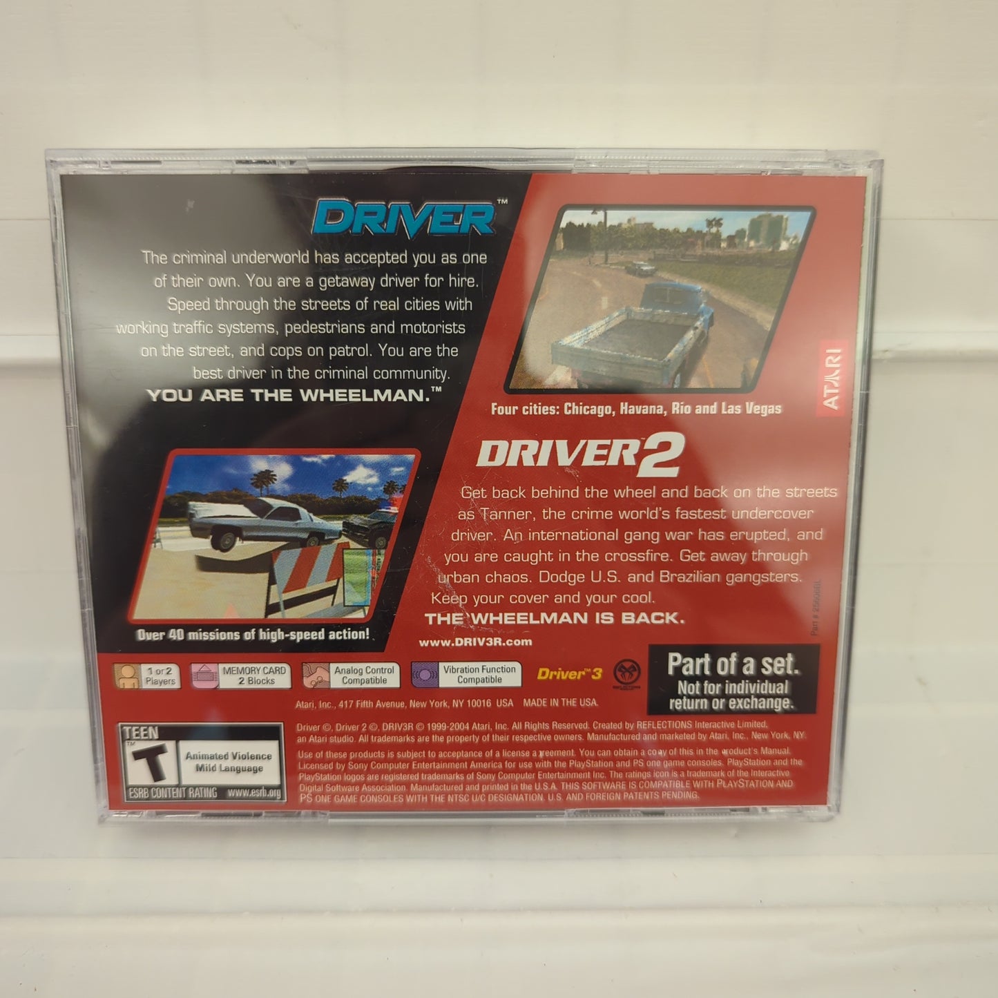 Driver 1 and 2 Compilation - Playstation