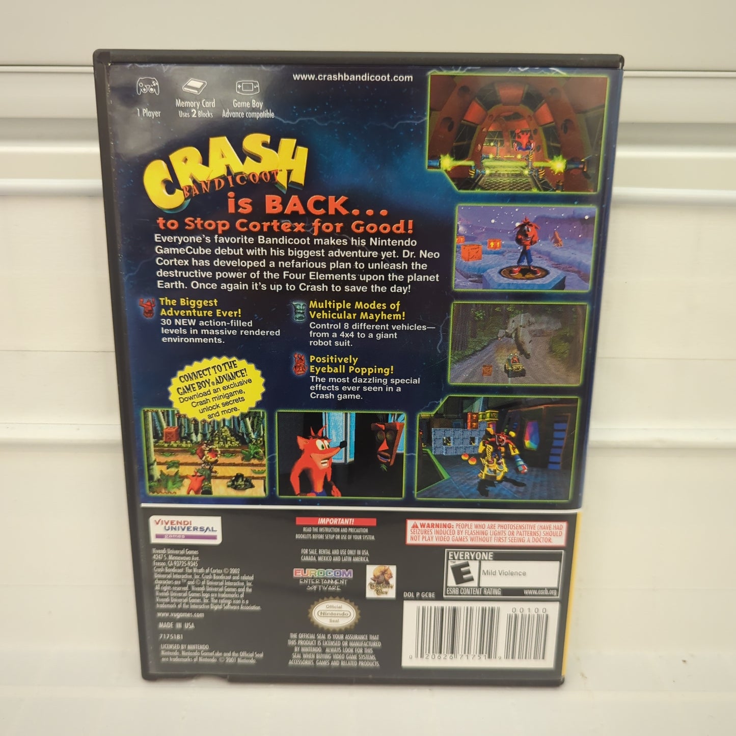 Crash Bandicoot The Wrath of Cortex [Player's Choice] - Gamecube