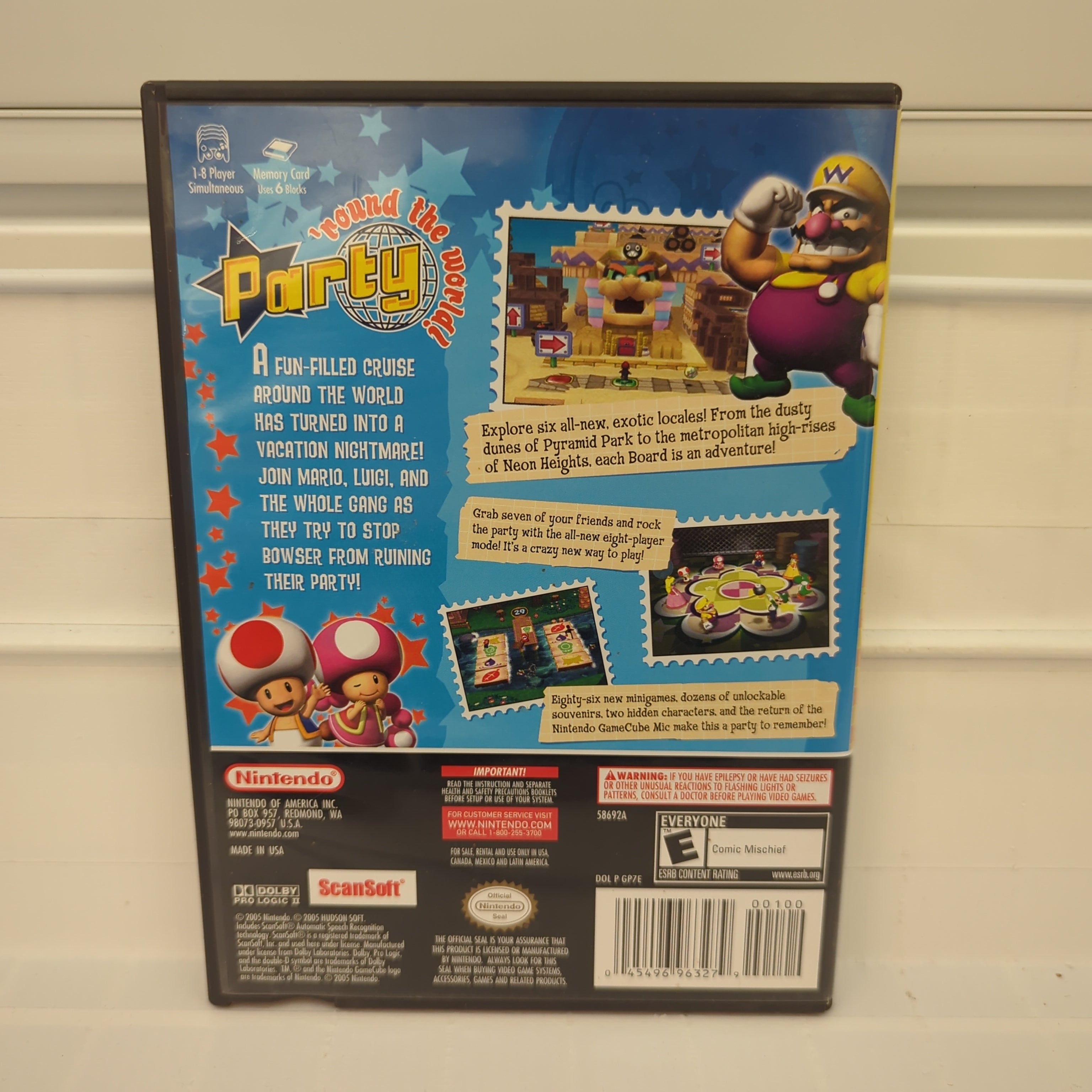 Mario offers Party 7 for Nintendo GameCube