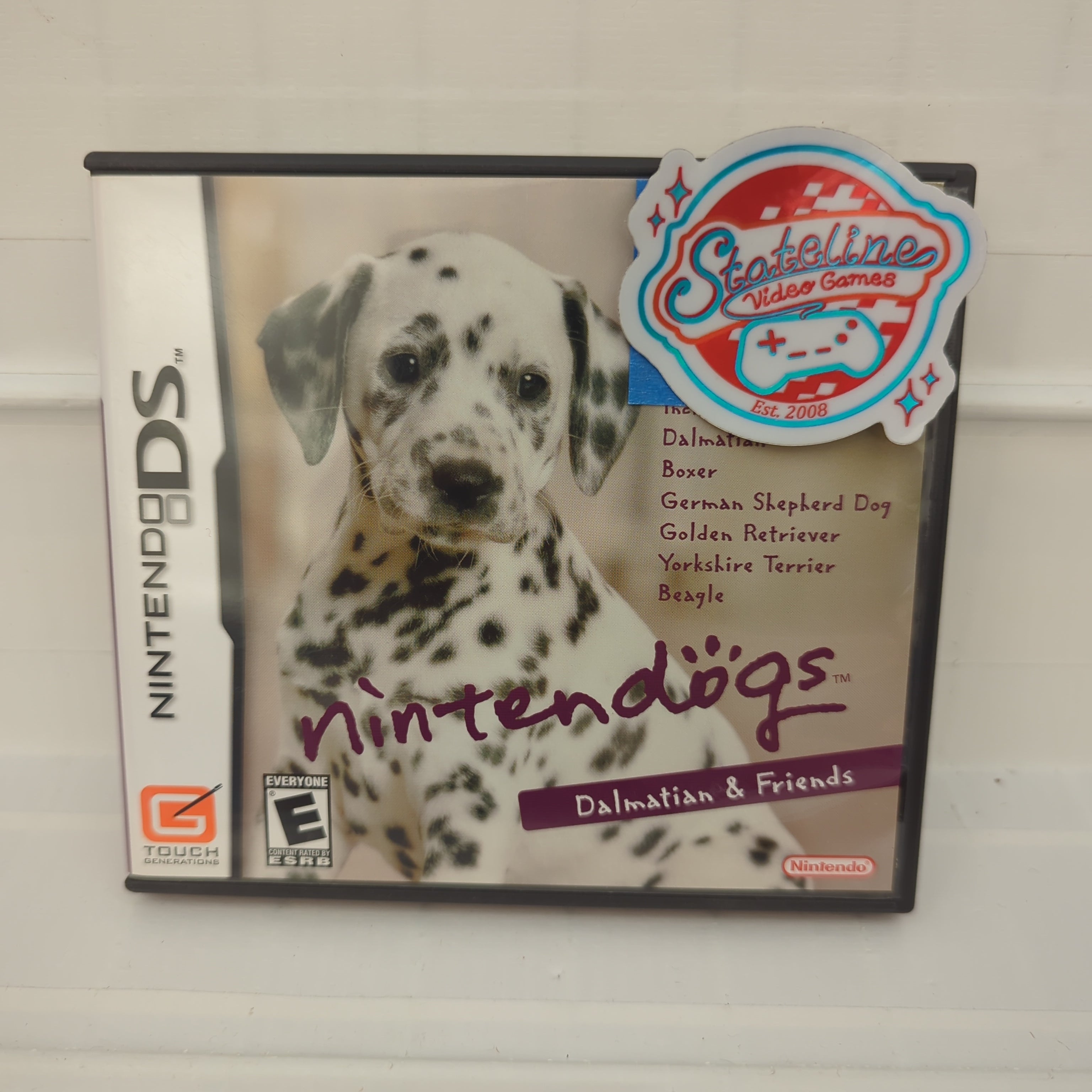 Nintendogs Dalmatian And Friends Nintendo DS Stateline Video Games Inc nintendogs-dalmatian-and-friends-nintendo-ds-stateline-video-games-inc